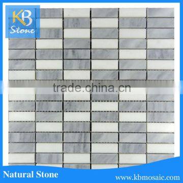 lowes grey and white marble mosaic tile