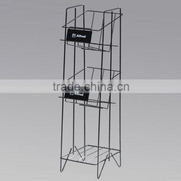 tabloid newspaper display rack floor standing newspaper rack outdoor stand for newspaper rack for sale