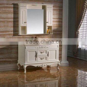 wenling Modern style Solid Wooden Bathroom Vanity Cabinet