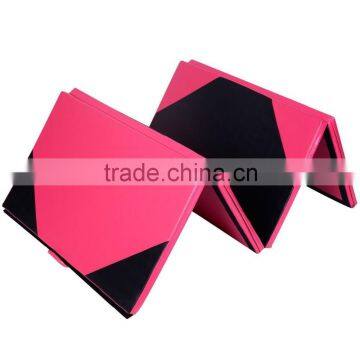 4' x 8' x 2" PU Leather Gymnastics Tumbling / Martial Arts Folding Mat