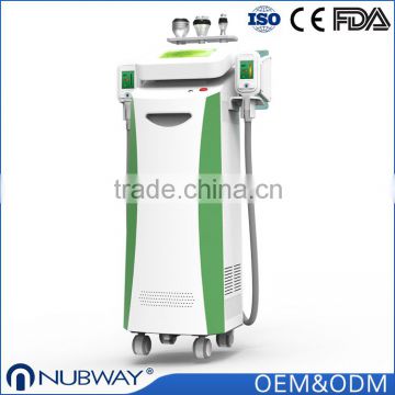 Loss Weight CE Approved Professional 5 Cryo Handles Cryolipolysis Cavitation Rf Slimming Machine Cool Tech Shape Fat Freezing Machine Cellulite Reduction