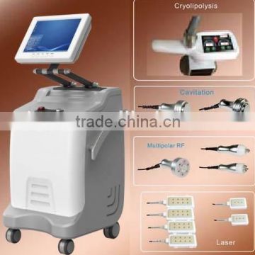 Hot-sale Heta H-3009A 2015 Ultrasonic Cavitation Ultrasonic Liposuction Equipment Laser Cryolipolysis Vacuum RF Slimming Beauty Machine Weight Loss Equipment Slimming Machine