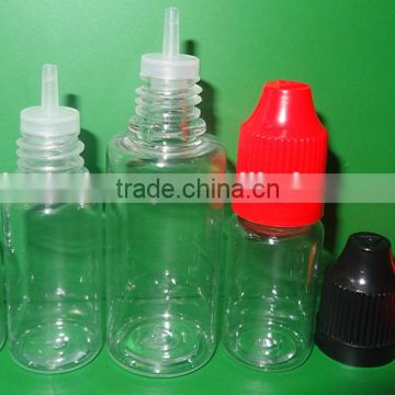 e juice bottle 30ml e liquid dropper bottle e cig pet bottle safety proof cap