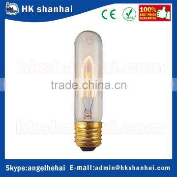 2016 Hot Sale 40W E26/E27/B22 T10 Clear Tubular Vintage Filament Edison Bulb Amber Tungsten Lamp photo-5