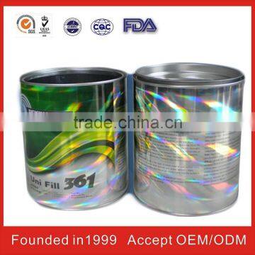 round chemical metal tin with ISO9001 FDA & SGS