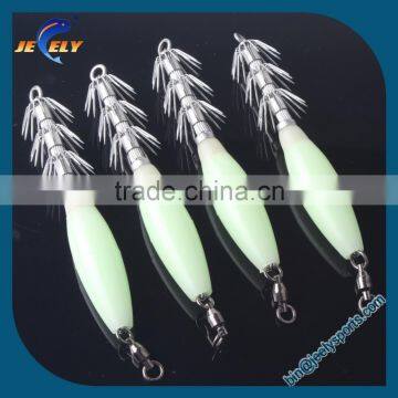 12.5cm Triplex Luminous Squid Hook Octopus Hook Cuttlefish Hook