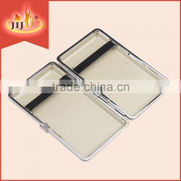 JL-074N Yiwu Jinlin Hot sale cool PU leather coated heat transfer can pack 16pcs of cigarettes cigarette case wholesaler