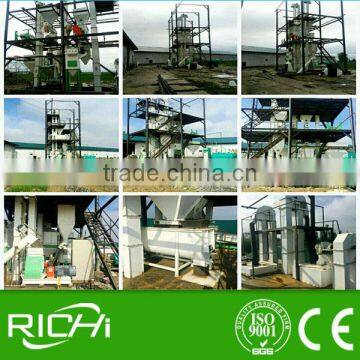 3-4 T/H Complete Animal Feed Pellet Line Turnkey Project