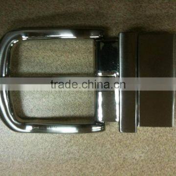 Customized High Quality Men Simple Pin Metal Belt Buckle 35mm Reversible Pin Belt Zinc Alloy Belt Buckle