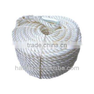 8mm-30mm 3 Strand twisted marine nylon rope