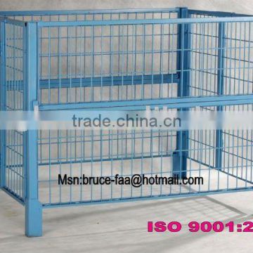 pallet stacking frame steel mesh container pallet