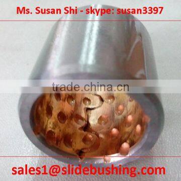 25.4*19.05*25.4mm 1x 3/4'' and 25.4*31.75*25.4mm 1x 1/14 inch bimetal bearing CuSn6Zn6Pb3 bushing