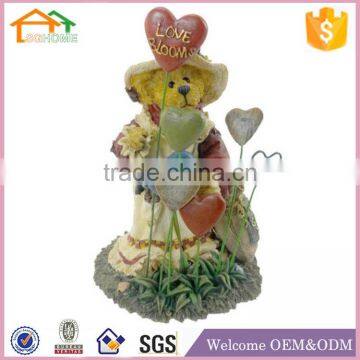 Factory Custom made best home decoration gift polyresin resin wedding table centerpieces