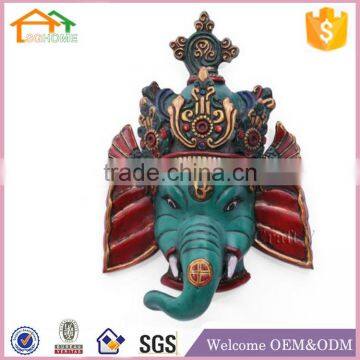 Factory Custom made best home decoration gift polyresin resin indian wall hanging decor