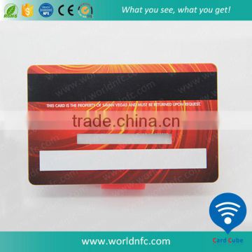 Best Selling Cr80 Blank PVC Plastic Cards with Magnetic Stripe