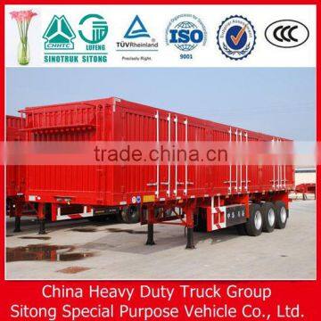 13 Meter Corrugation Plate Three Axle Van Semi Trailer