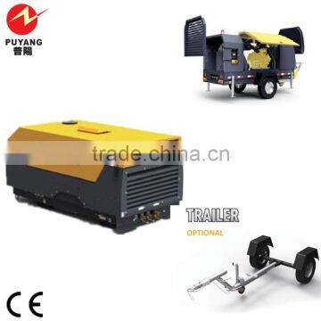 diesel air compressor in stock 405cfm