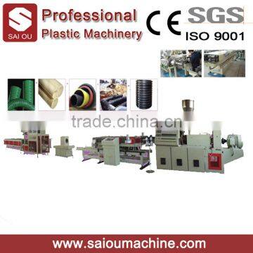 Plastic pipe production line/ pipe making extruder machine for PPPEPVC