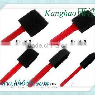 plastic handle sponge brush,flat brush, coner cleaning brush,Bottom seam cleaning brush,sponge cleaning brush