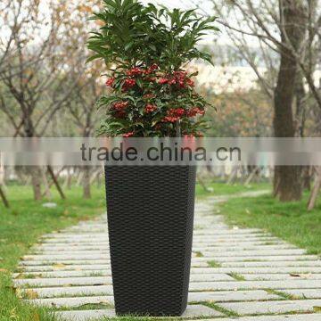 rattan plaited articles pot,flower pots,plastic gardening pots self watering