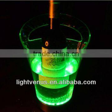 bar decoration led ice bucket for 1 bottle