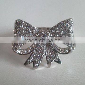 rhinestones bowknot bulk napkin ring