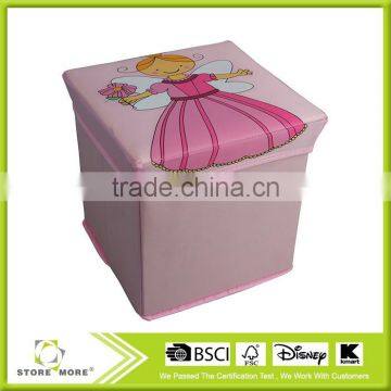 Knit Fabric Ottoman photo-2