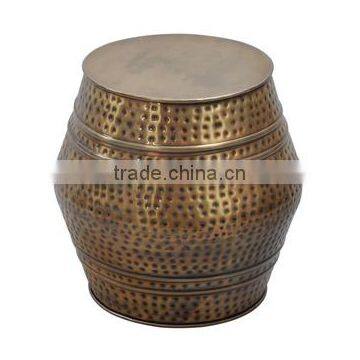 Hand Hammered Modern Side Table photo-4
