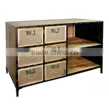 Solid wood kitchen cabinet