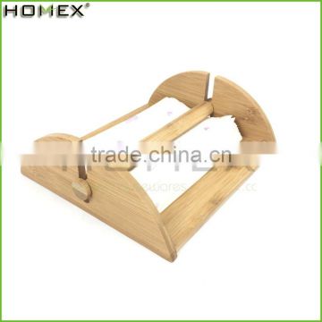 Table Bamboo Napkin Holder Lunch Napkin Caddy Homex BSCI/Factory