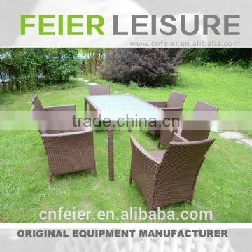 2014 PE Rattan/wicker Outdoor Garden Coffee Tables and Chairs photo-6