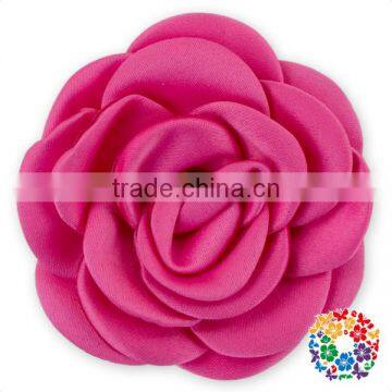 Beautiful Posh Decorative Handmade Fabric Poney Flowers for Dresses and Headband photo-4