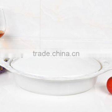 13.5" Oval Microwave Ceramic Comal photo-2