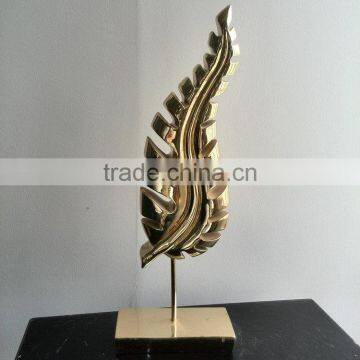 Resin Art Leaf Statue Decoration photo-6