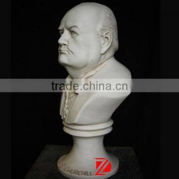 Famous Churchill head statue