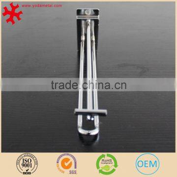 4"Pegboard Slatwall Double Loop Hook for Shop Accessory Chromed Finish - Pack of 100 photo-6