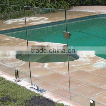 Stainless Steel Round Glass Spigot Short Glass Fence Post photo-2