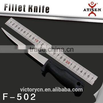 6 Inch Fillet Knife F-502,stainless Steel Fishing Tackle With Knife Cover photo-2