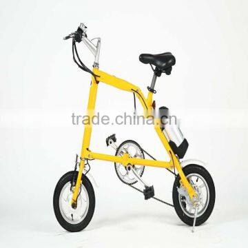 12" mini electric folding bike alloy electric bike