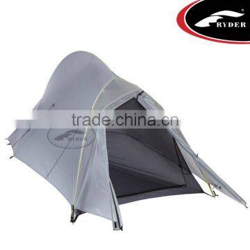 1 Person Outdoor Aluminum Waterproof 3 Season Silicone Coating Ultralight Small Camping Backpacking Tent photo-3