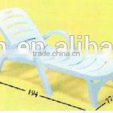 1940*760*1050mm hot sale PP plastic chaise lounge