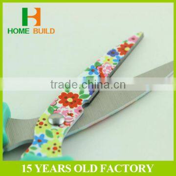 Factory Price HB-S6025 6" Household Plastic Safety Soft Handle Scissors photo-3