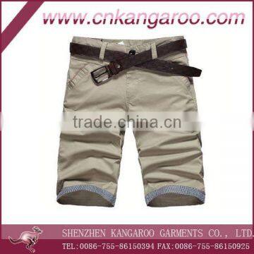 100 cotton% chino men summer leisure short pants