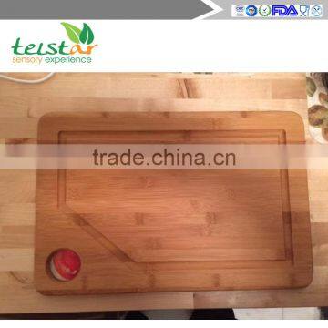 Kitchen Extra Large Natural 18x12 Bamboo Cutting Board With Deep Drip Groove photo-5