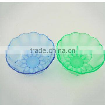 Clear Flower Shape Ice Cream Bowl photo-5