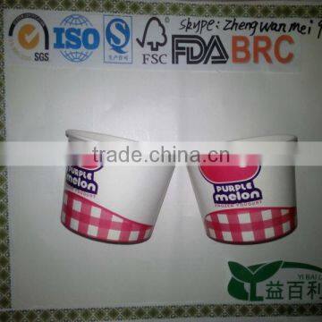 6oz Disposable Packaging Yogurt Paper Cups