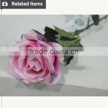 Decoration for Party Hot Sale Single Big Tea Rose Artificial Flower Wholesale photo-5