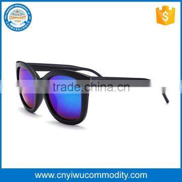 Custom fancy bamboo sunglasses tac polarized orange red mirror lenses