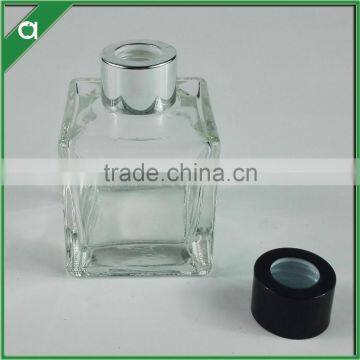 Square Glass Bottle for 150ml Reed Diffuser Oil With Aluminium Crown Cap photo-2