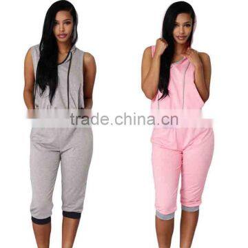 Woman Sweat Suits Set Two Piece Set Female Knitting Custom Yoga Pants